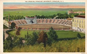 Vintage Postcard The Stadium Syracuse University  New York NY Wm. Jubb Co. Pub.