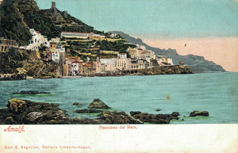 Italy Amalfi Panorama dal Mare 01.71