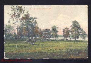 WINDSOR MISSOURI ROCK ISLAND PARK ANTIQUE VINTAGE POSTCARD MARCELINE MO.