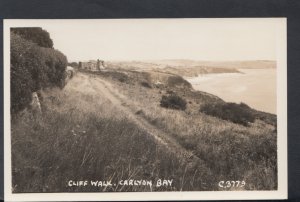 Cornwall Postcard - Cliff Walk, Carlyon Bay   DC2503