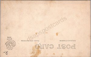 K13/ Interesting RPPC Postcard c1910 Children Pet Dog Cute173