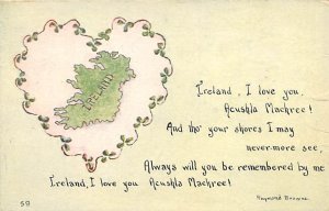 Raymond Browne Saying Saint Patrick's Day 1915 