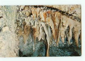 Vintage Postcard Giant Comb Stalactites Caves Timpanogos Cave Utah # 2303