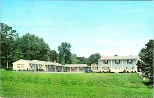 Warwick, RI Rhode Island  OPEN GATE MOTEL  ca1950's ROADSIDE Chrome Postcard