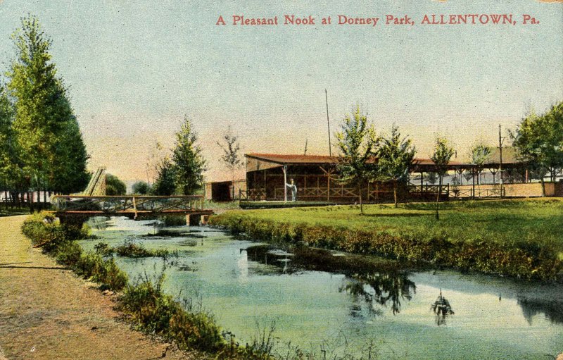 PA - Allentown. Dorney Park, 1906. A Pleasant Nook