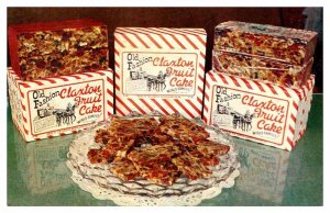 Postcard ADVERTISING SCENE Claxton Georgia GA AT0650