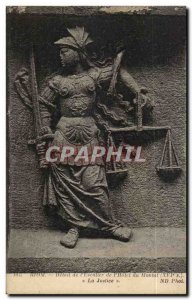 Puy de Dome - Riom - Justice - Detail of L & # & # 39Escalier of the 39Hotel ...