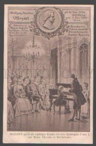 105544 MOZART Austrian COMPOSER by MERTE Vintage PC