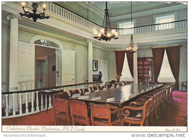 Canada Confederation Chamber Province House Charlottetown Prince Edward Island