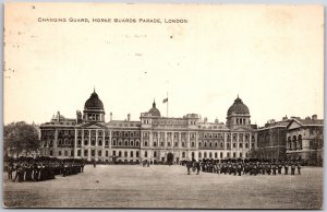 Changing Guard Horse Guards Parade London England United Kingdom Postcard