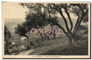 Old Postcard Hyeres A Panoramic View