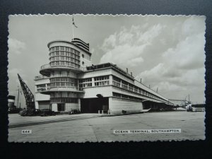 Hampshire SOUTHAMPTON OCEAN TERMINAL c1961 RP Postcard by Dearden & Wade