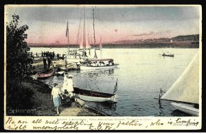 DOLLAR BOX - Toledo OH - Walbridge Park Boat Landing - 1907 - corner crease