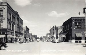 Crookston MN Broadway Avenue Street Scene c1952 RPPC Postcard F34