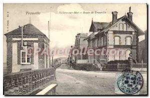 Postcard Old Route De Villers Sur Mer Trouville