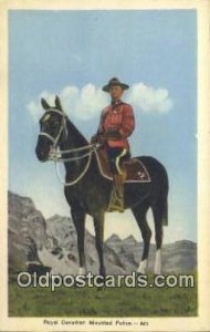 Royal Canadian Mounted Police Unused 