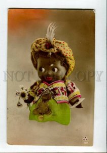 3150222 DOLL w/ Gold Coins Vintage Tinted PHOTO 1927 year