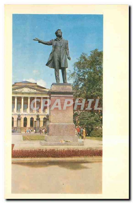 Postcard Modern Monumento to AS Pushkin Square Arts