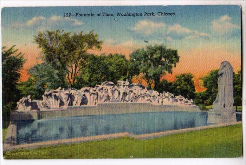 IL - Fountain of Time, Washington Park, Chicago