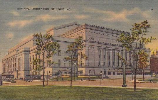 Municipal Auditorium Saint Louis Missouri 1940