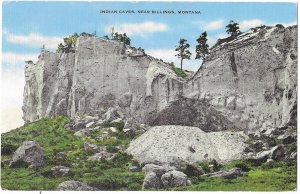 Indian Caves Ghost & Inscription Near Billings Montana