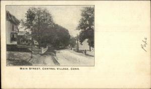 Central Village CT Main St. c1905 Postcard