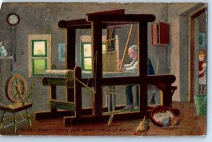 St. Joseph MO Postcard Man Irish Linen Townsend Wyatt Dry Goods Co Advertising