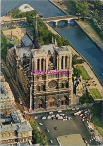 France Postcard - Paris, Notre-Dame Aerial View  RR20648