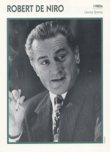 Robert De Niro Astrology American Actor Rare Italian 8 x 5 Film Photo Card