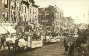 Carthage NY Parade VERY CRISP IMAGE c1910 Real Photo Postcard #4