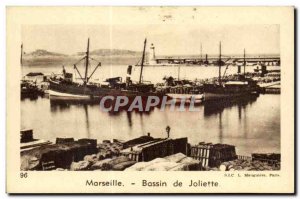 Marseille - Bassin de la Joliette - Old Postcard