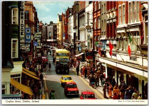 Grafton Street Dublin Ireland Shopping Center Joan Regal Store Arcade Postcard