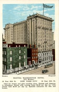 NY - New York City. Martha Washington Hotel for Women