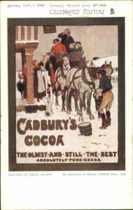 TUCK Celebrated Posters Series 1500 Cadbury's Cocoa Cecil Aldin c1905 Postcard