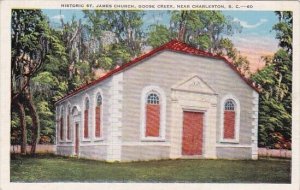 Historic Saint James Church Goose Creek Charleston South Carolina