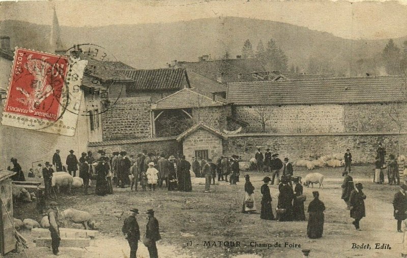 CPA AK 13 MATOUR Champ de Foire (378734)