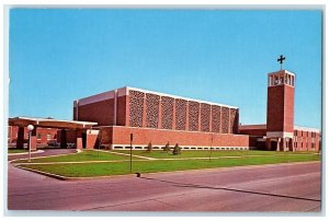 c1950's The Olivet Lutheran Church & Parish Building Fargo North Dakota Postcard