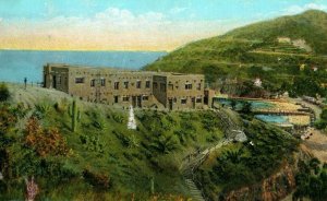 C.1920 Residence Of Zane Grey, Avalon, Catalina Island, CA Postcard P186