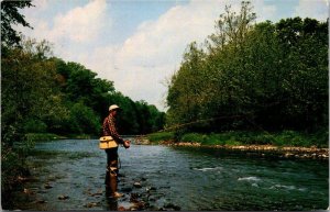 Fishing Greetings From Barnesboro Pennsylvania 1959