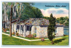 Typical Cottage Tallahassee Motor Hotel Court FL Florida Postcard (FN11)