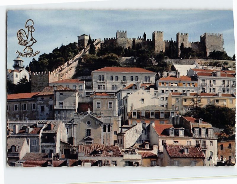 Postcard Castelo de S. Jorge, Lisbon, Portugal