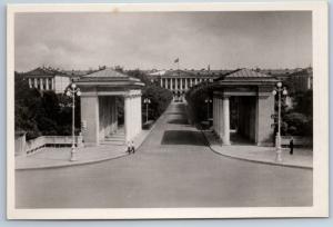 1954 LENINGRAD Smolny Institute Architecture RPPC Russian USSR Postcard