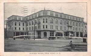 ELWOOD HOTEL HIGH POINT NORTH CAROLINA POSTCARD 1908