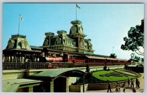 Steam Railroad, Walt Disney World, Florida, Vintage Chrome Postcard #2