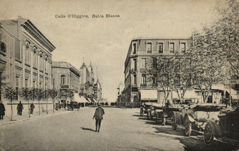 argentina, BAHIA BLANCA, Calle O'Higgins, Cars (1927) Eladio Bautista