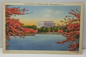 Lincoln Memorial Washington DC Vintage Postcard