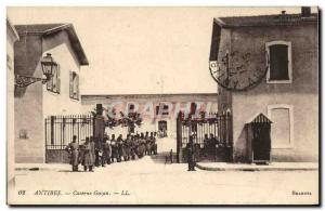 Postcard Old Army Barracks Gazan Antibes
