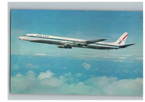 United Air Lines Super DC 8s Airplane Postcard Posted 1976