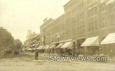 Real Photo - Railroad Street - St Johnsbury, Vermont