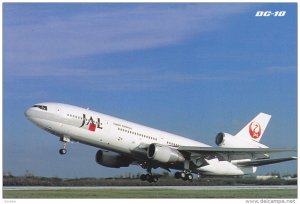 Japan Air Lines Jet Courier Airplane at take-off, 60-70s